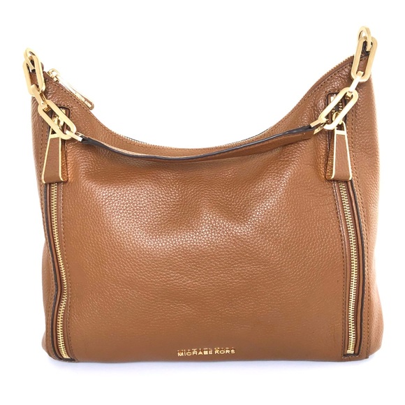 Michael Kors Handbags - Michael Kors Matilda Pebbled Leather Tan Hobo Bag